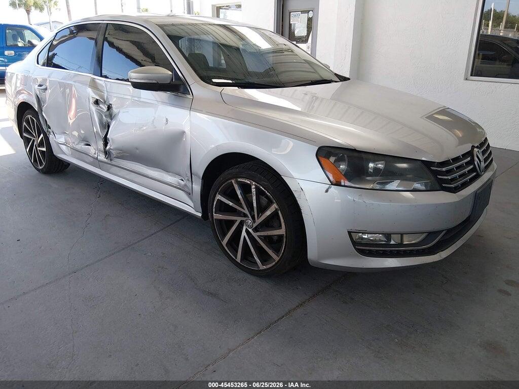 1VWBN7A3XDC076595 2013 VOLKSWAGEN PASSAT photo no. 1