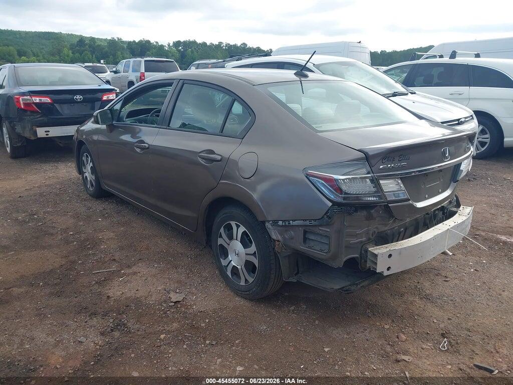 19XFB4F22EE002108 2014 HONDA CIVIC HYBRID photo no. 3