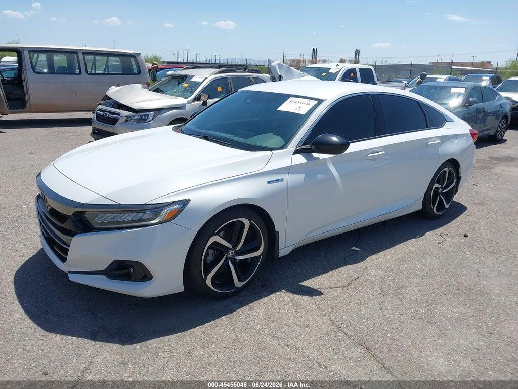 1HGCV3F25NA034544 2022 HONDA ACCORD HYBRID photo no. 2