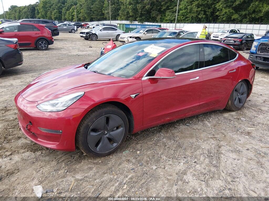 5YJ3E1EB0JF064315 2018 TESLA MODEL 3 photo no. 2
