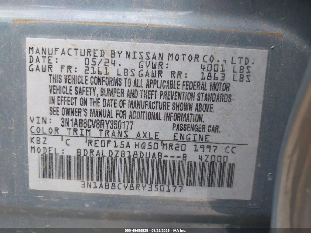 3N1AB8CV8RY350177 2024 NISSAN SENTRA photo no. 9