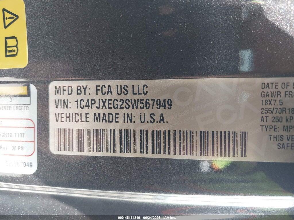 1C4PJXEG2SW567949 2025 JEEP WRANGLER photo no. 9
