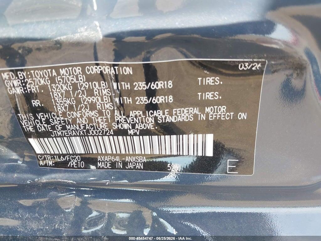 JTM7ERAVXTJ002724 2026 TOYOTA RAV4 PLUG-IN HYBRID photo no. 9