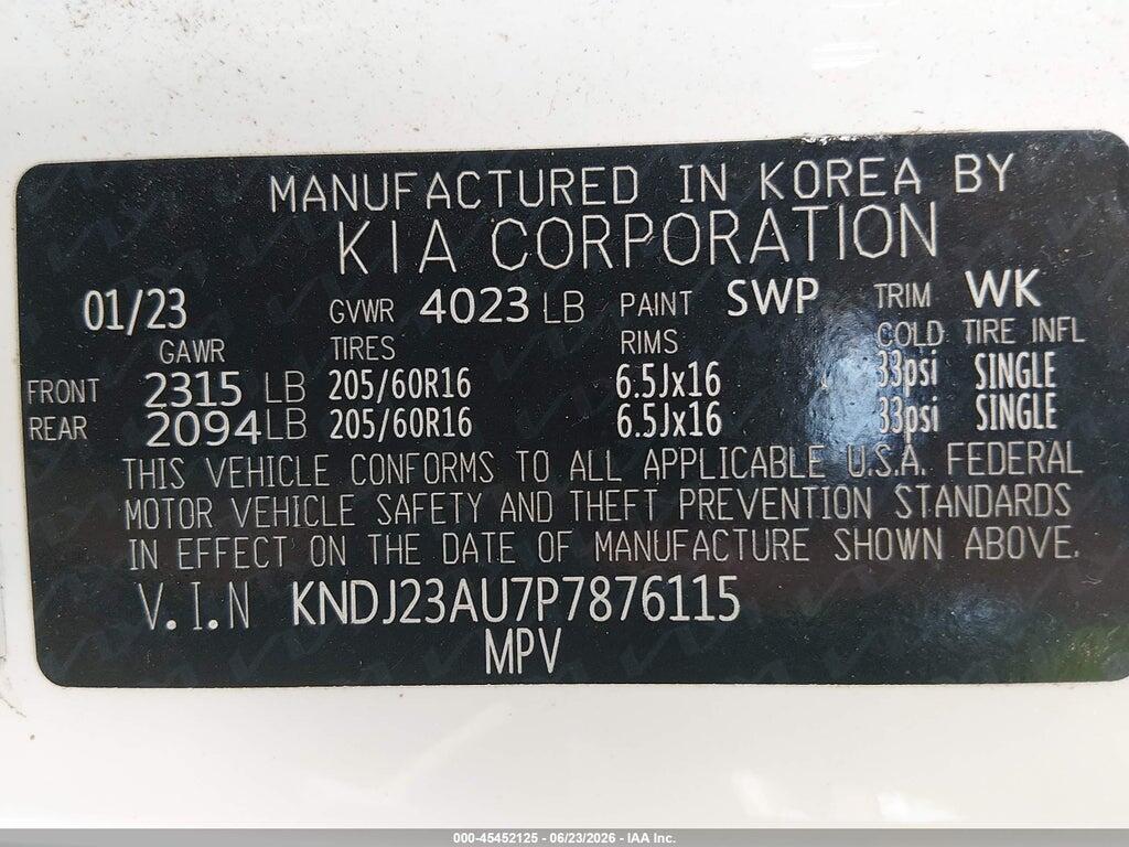 KNDJ23AU7P7876115 2023 KIA SOUL photo no. 9