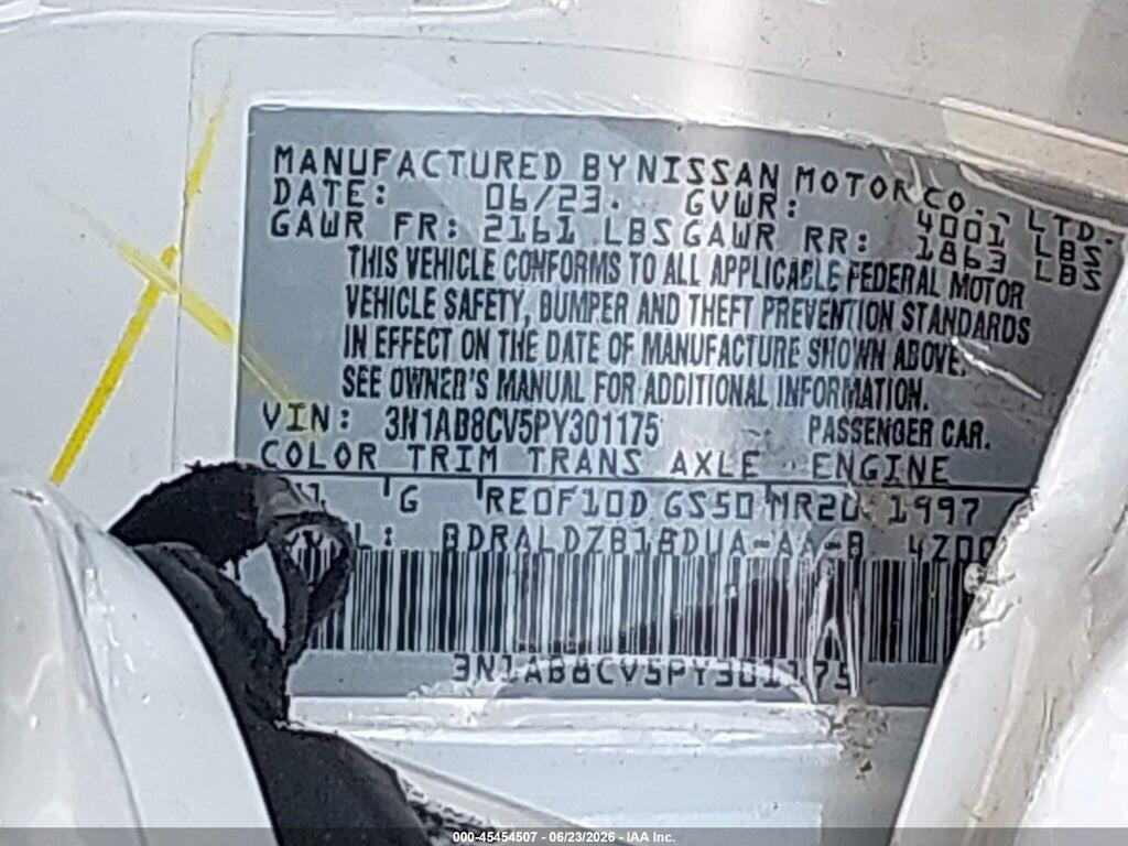 3N1AB8CV5PY301175 2023 NISSAN SENTRA photo no. 9