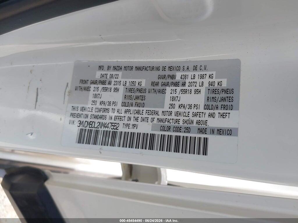 3MVDMBDL2NM447552 2022 MAZDA CX-30 photo no. 9