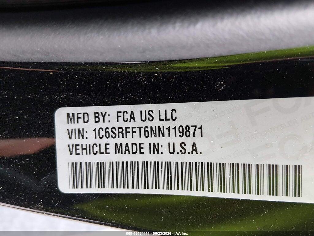 1C6SRFFT6NN119871 2022 RAM 1500 photo no. 9