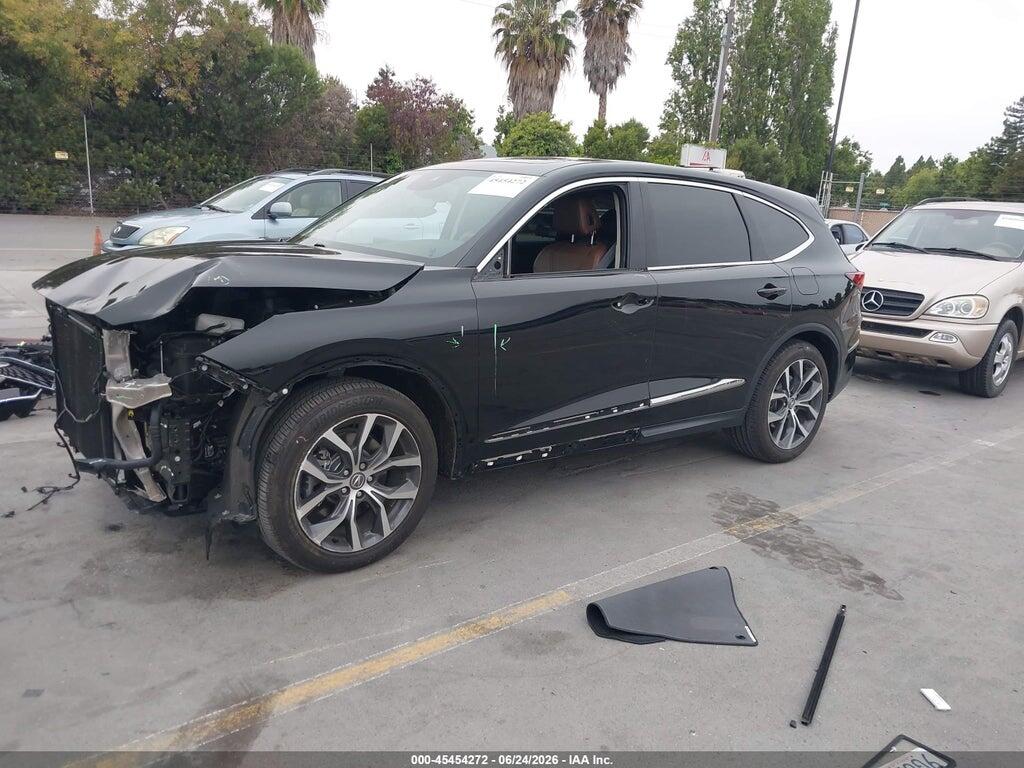 5J8YE1H42PL036865 2023 ACURA MDX photo no. 2