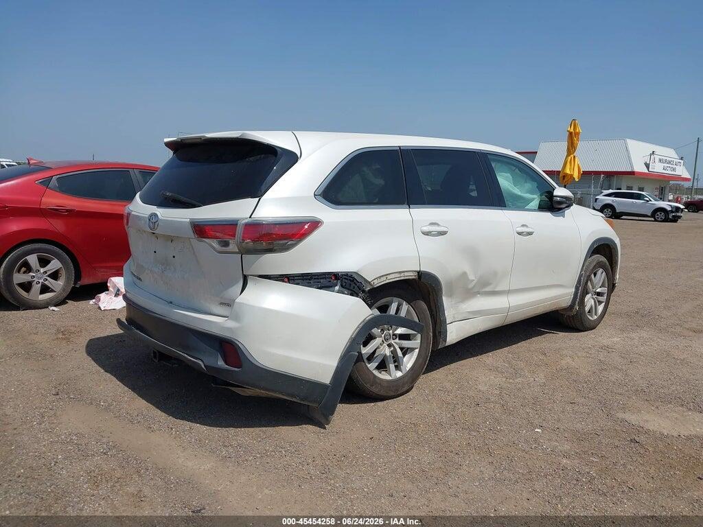 5TDBKRFH9GS256486 2016 TOYOTA HIGHLANDER photo no. 4
