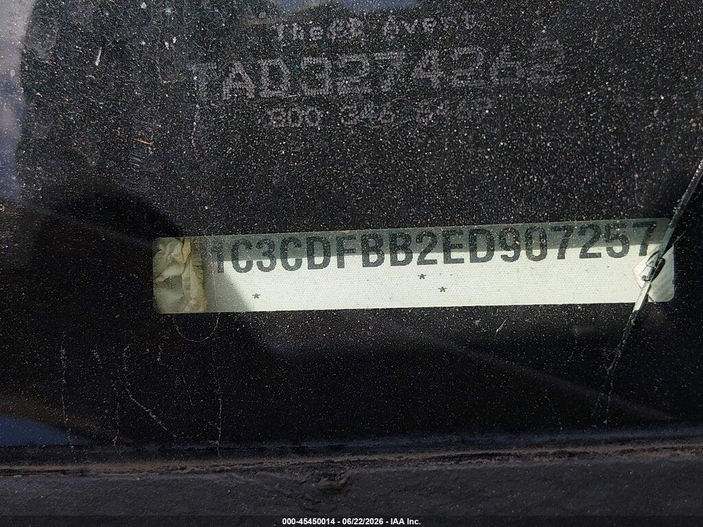 1C3CDFBB2ED907257 2014 DODGE DART photo no. 9
