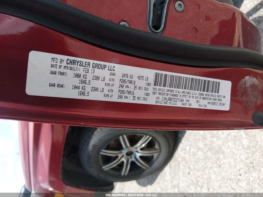 1C4NJRBB7DD271304 2013 JEEP PATRIOT photo no. 9