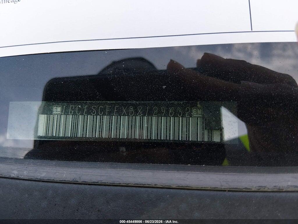 1GCESCFEXB8129632 2011 CHEVROLET COLORADO photo no. 9