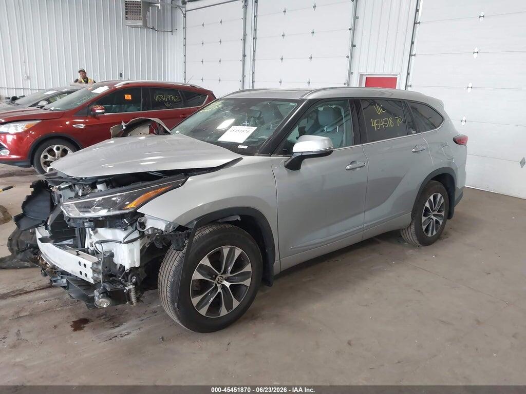 5TDGZRBH6MS548745 2021 TOYOTA HIGHLANDER photo no. 2
