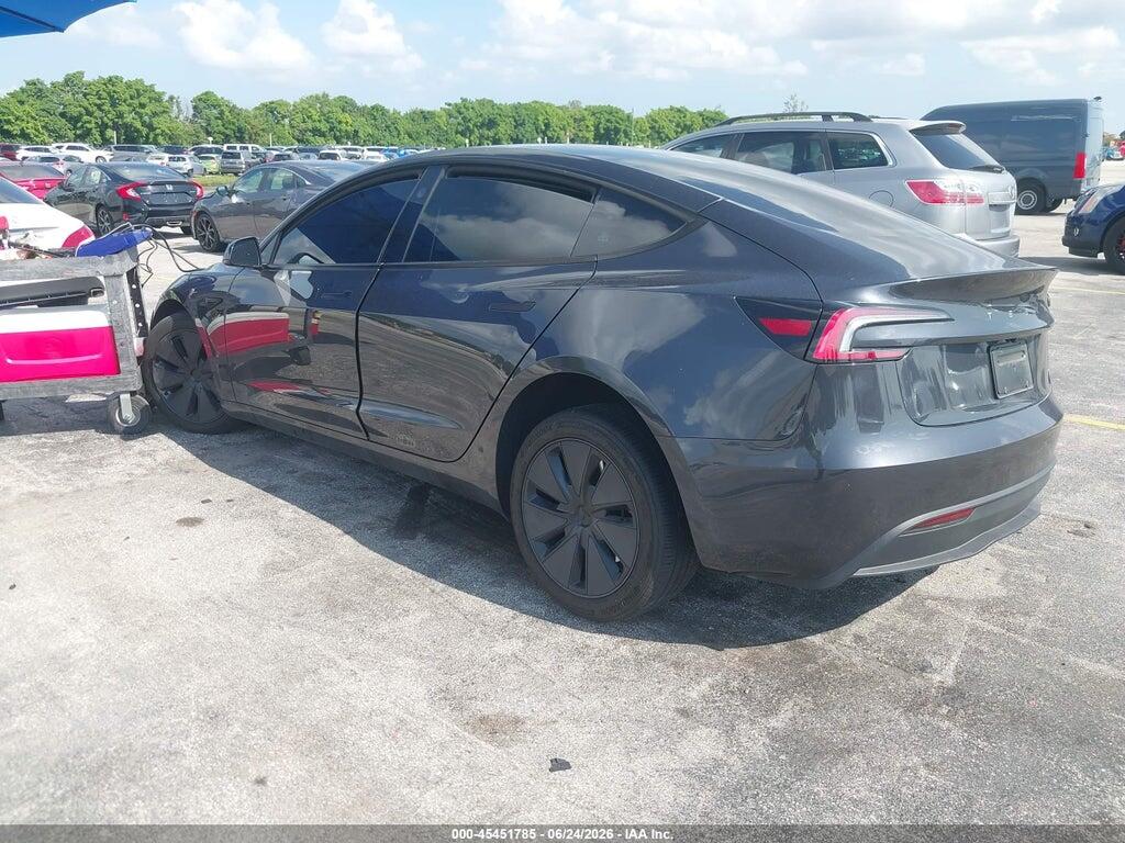 5YJ3E1EA6SF058446 2025 TESLA MODEL 3 photo no. 3