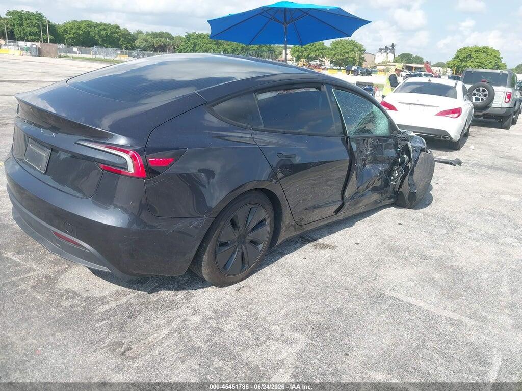 5YJ3E1EA6SF058446 2025 TESLA MODEL 3 photo no. 4