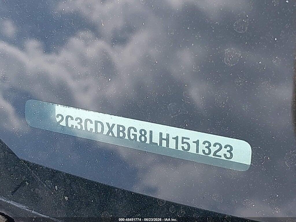2C3CDXBG8LH151323 2020 DODGE CHARGER photo no. 12