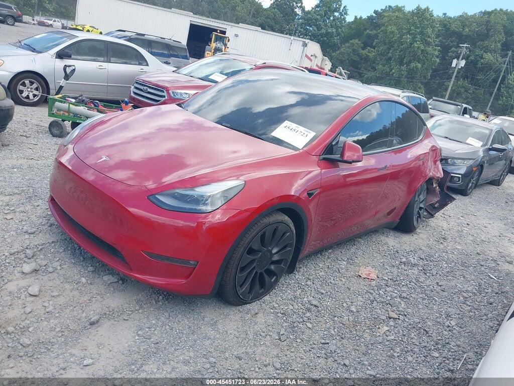 5YJYGDEF8MF264724 2021 TESLA MODEL Y photo no. 2
