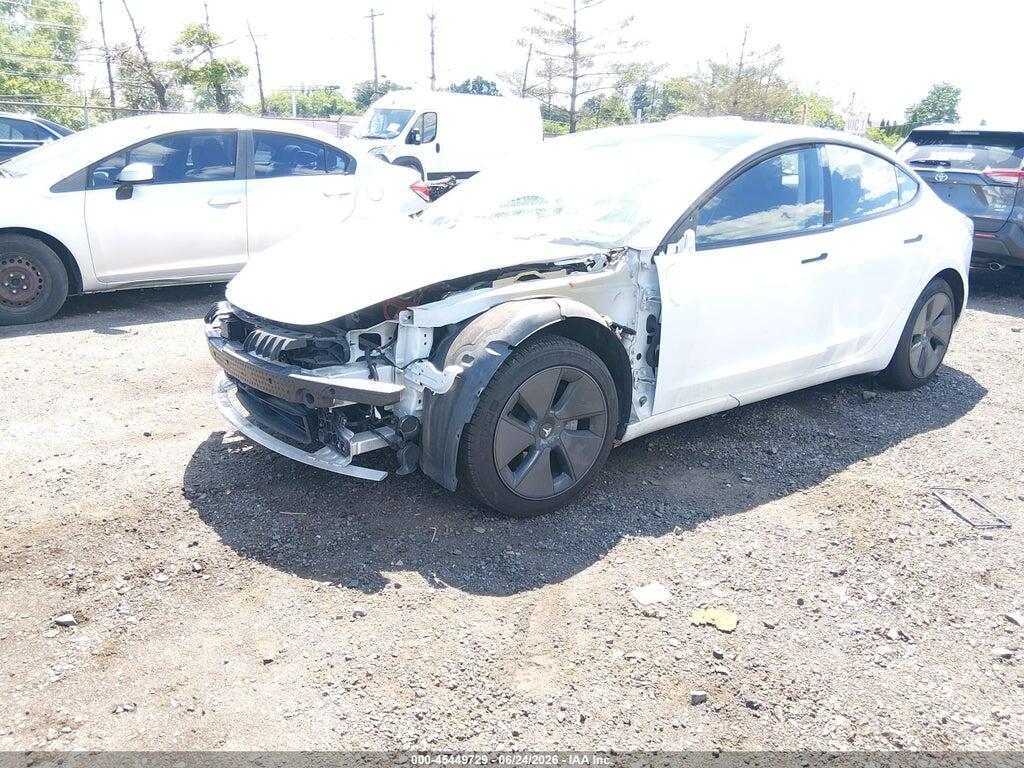 5YJ3E1EA6MF913276 2021 TESLA MODEL 3 photo no. 2