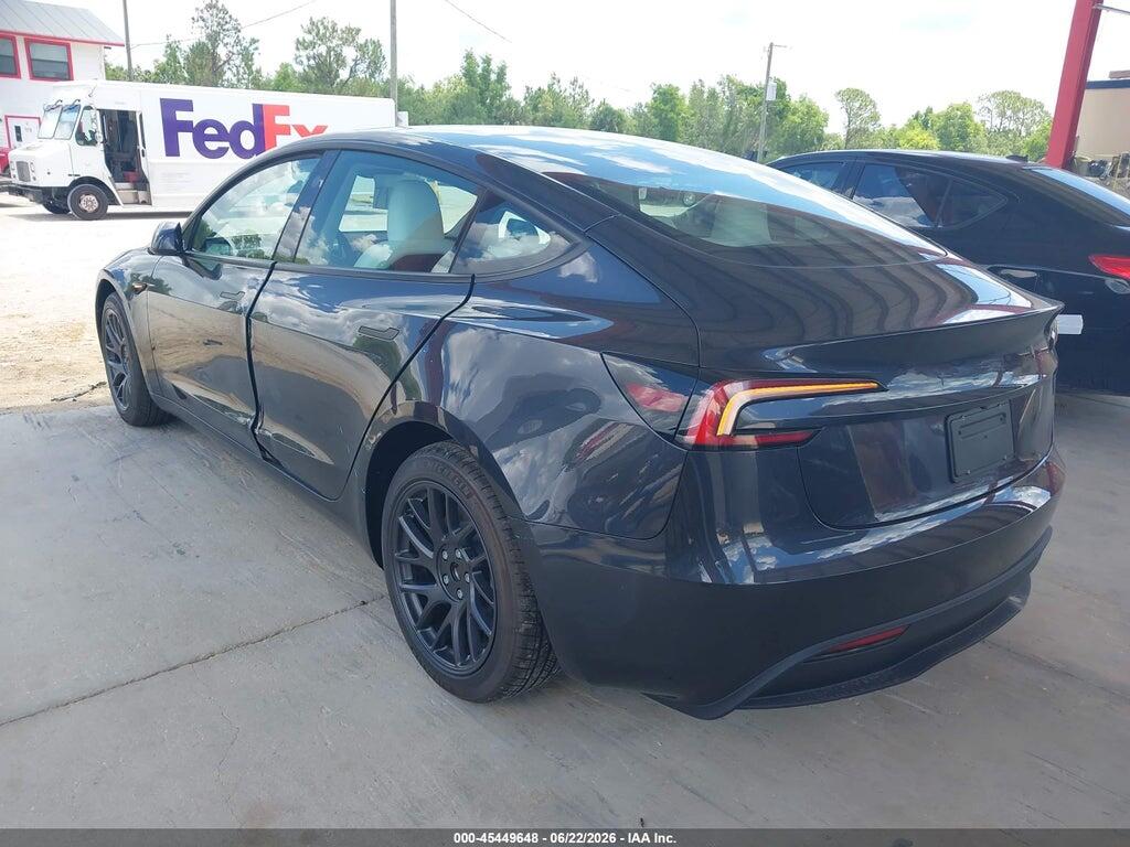 5YJ3E1EA7TF161229 2026 TESLA MODEL 3 photo no. 3