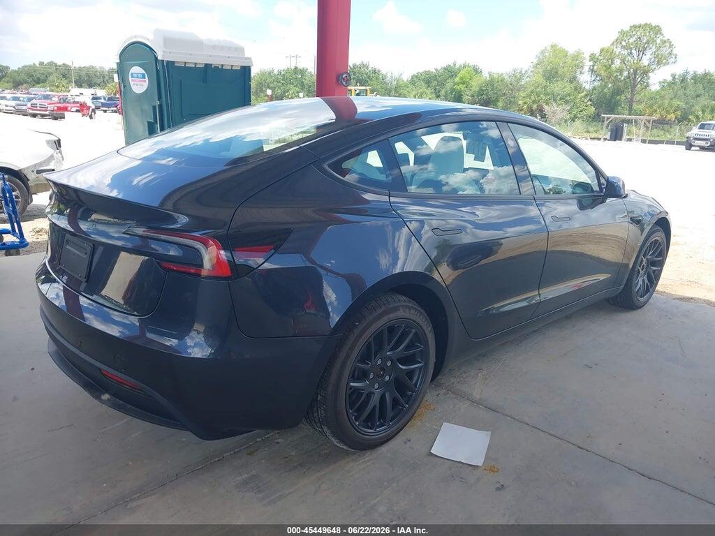 5YJ3E1EA7TF161229 2026 TESLA MODEL 3 photo no. 4