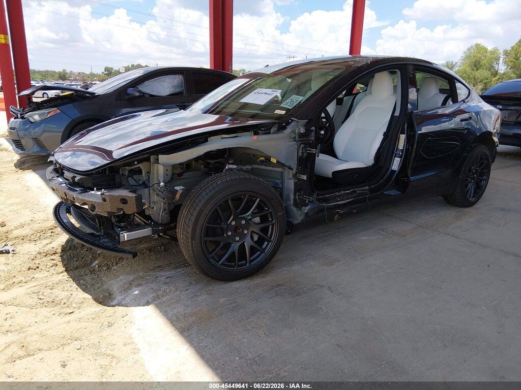 5YJ3E1EA8TF160249 2026 TESLA MODEL 3 photo no. 2