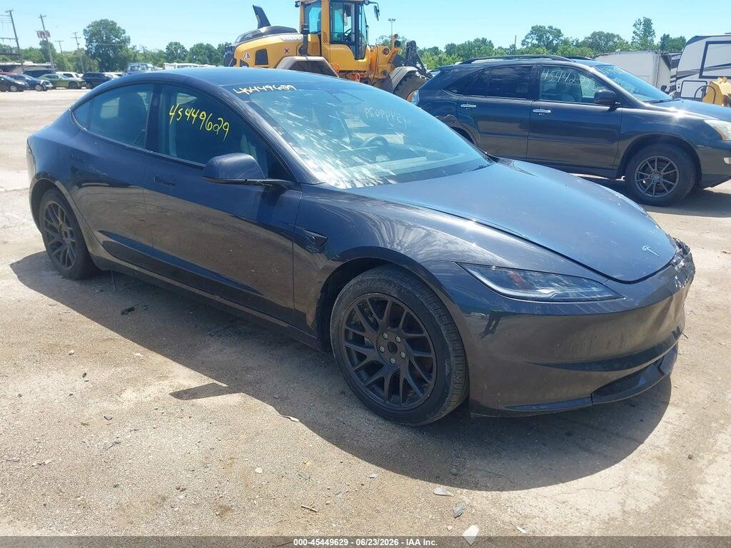 5YJ3E1EA1SF934016 2025 TESLA MODEL 3 photo no. 1