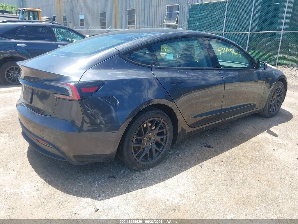 5YJ3E1EA1SF934016 2025 TESLA MODEL 3 photo no. 4