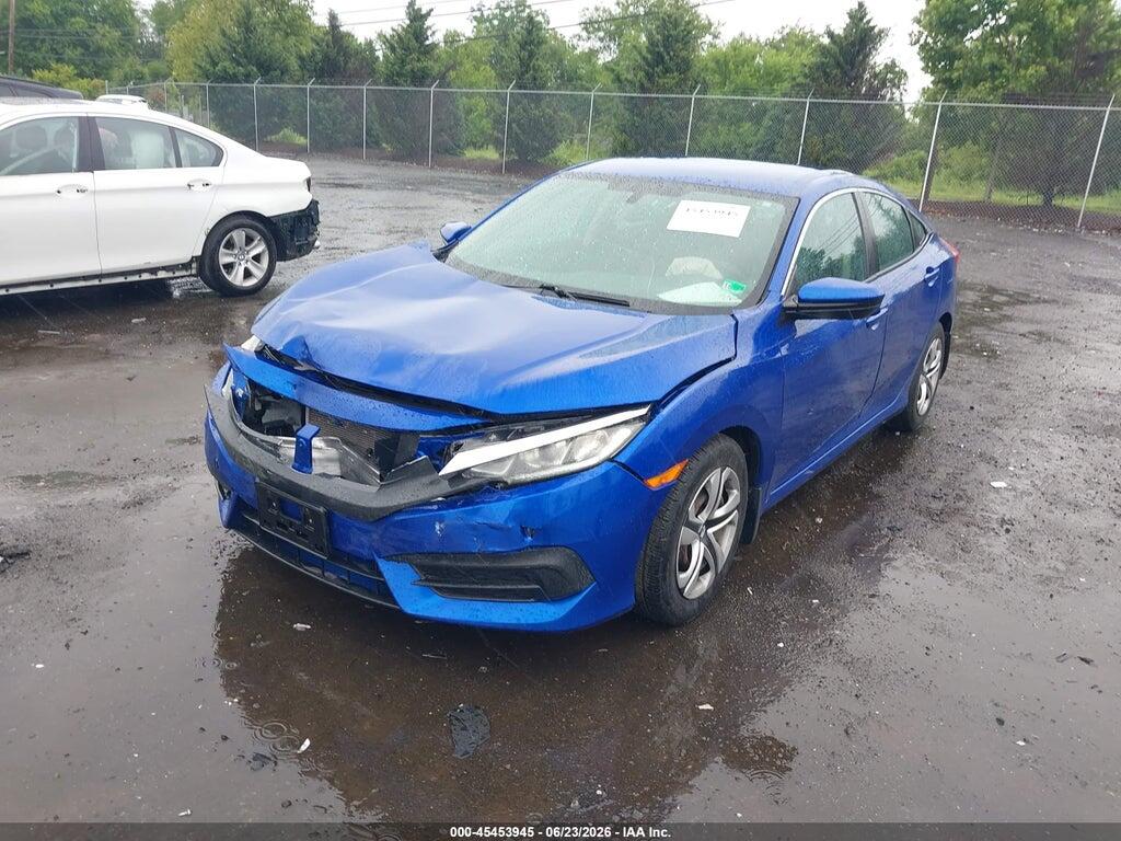 19XFC2F54GE090156 2016 HONDA CIVIC photo no. 2