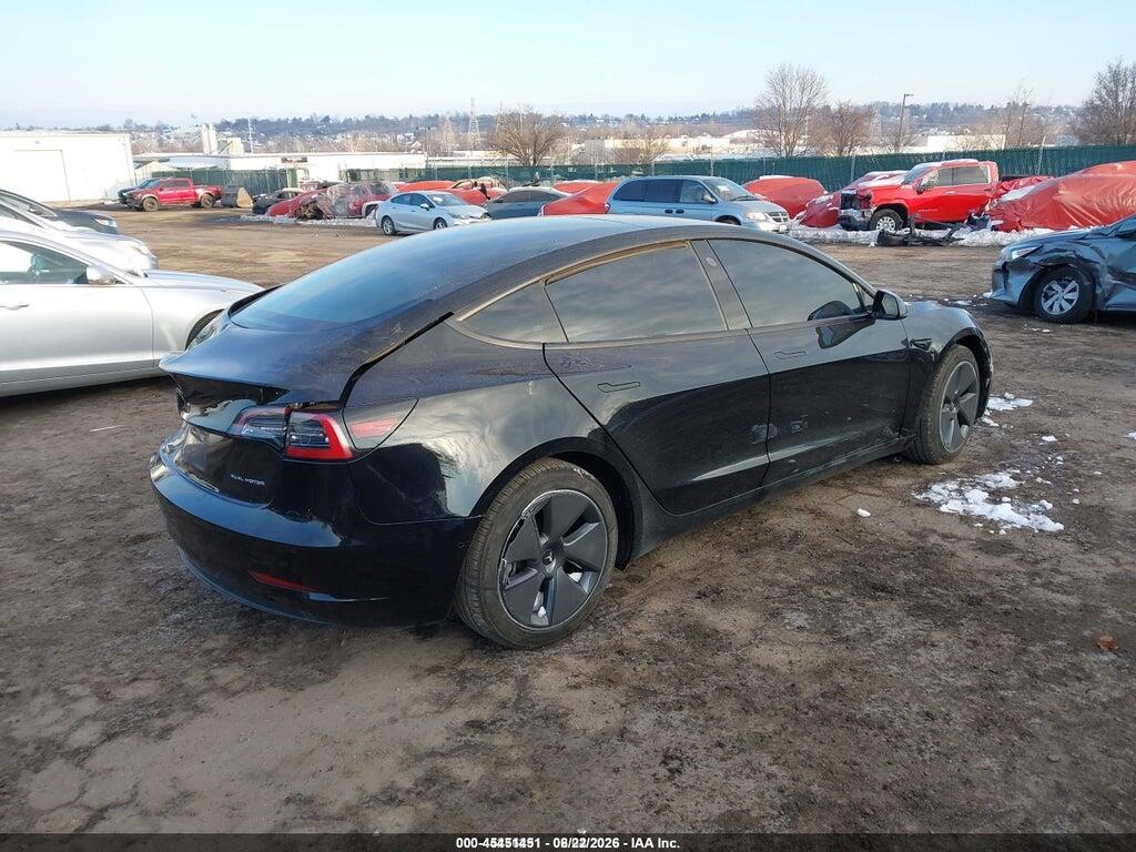 5YJ3E1EB9MF995285 2021 TESLA MODEL 3 photo no. 4