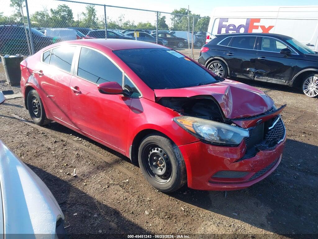 KNAFK4A62G5567979 2016 KIA FORTE photo no. 1