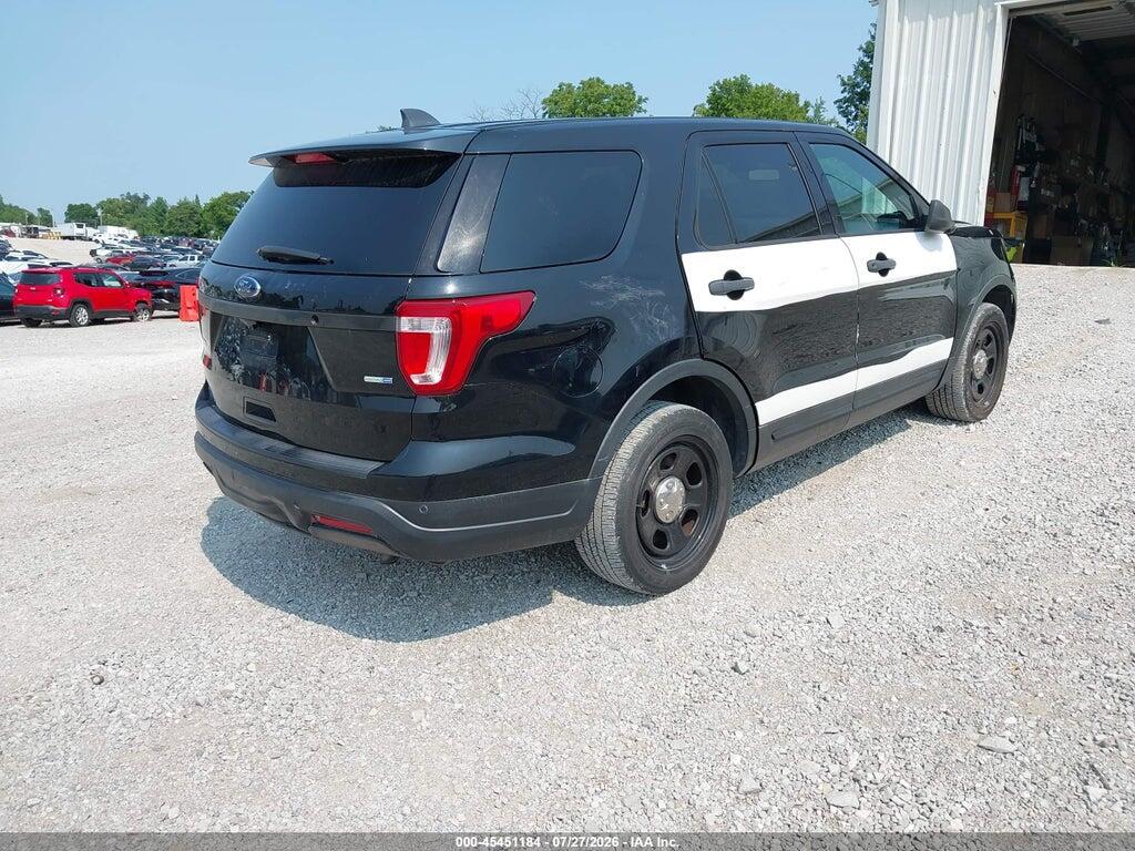 1FM5K8AR1JGB12404 2018 FORD POLICE INTERCEPTOR UTILITY photo no. 4