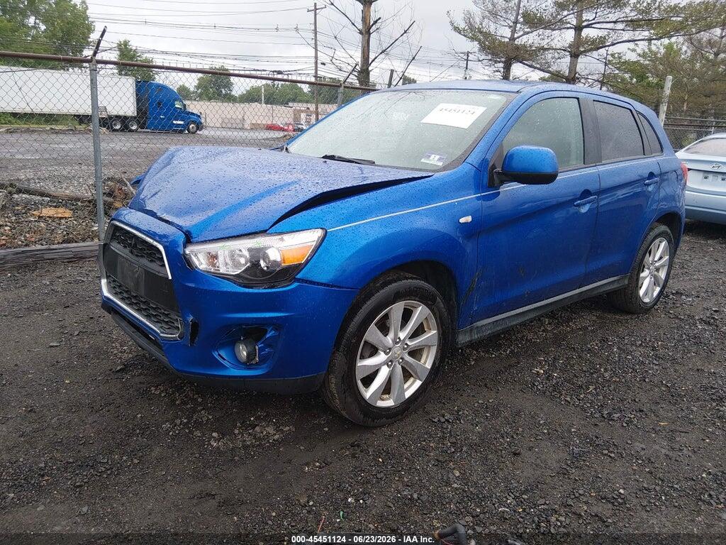 4A4AP3AUXFE019937 2015 MITSUBISHI OUTLANDER SPORT photo no. 2