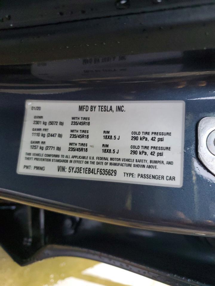 2020 TESLA MODEL 3 — Фото 12 из 12
