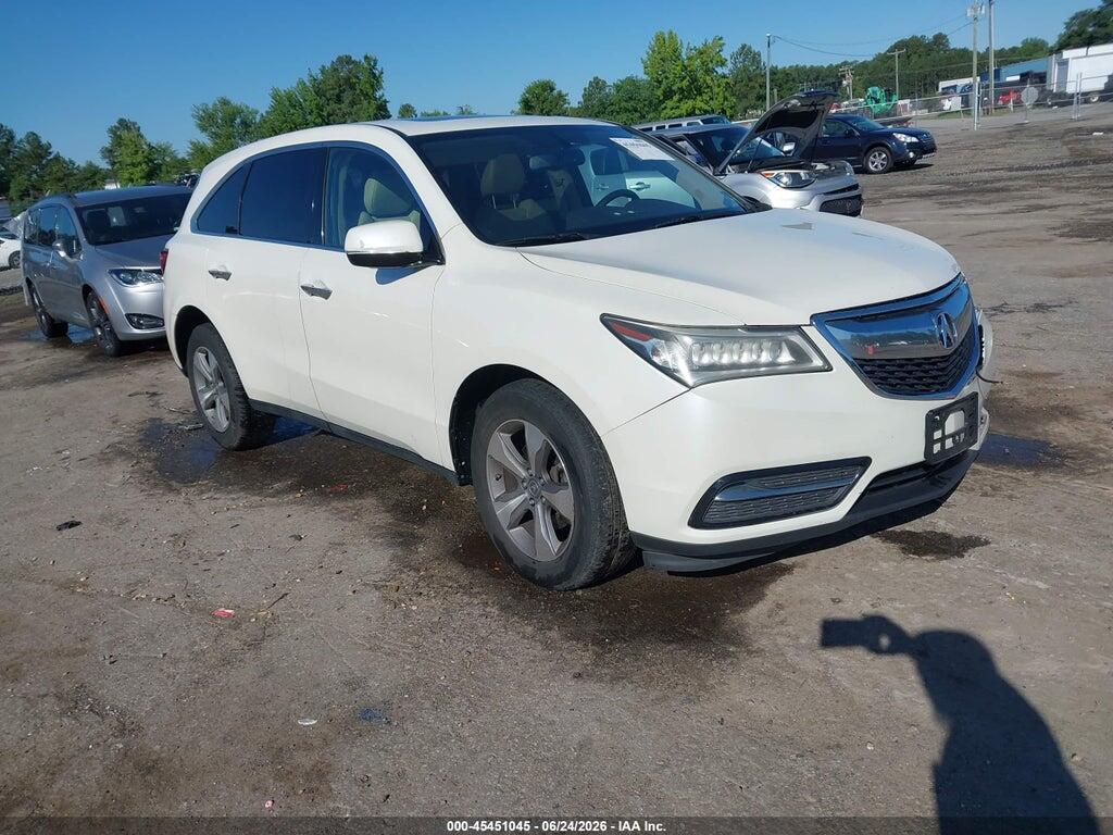 5FRYD3H28EB006778 2014 ACURA MDX photo no. 1