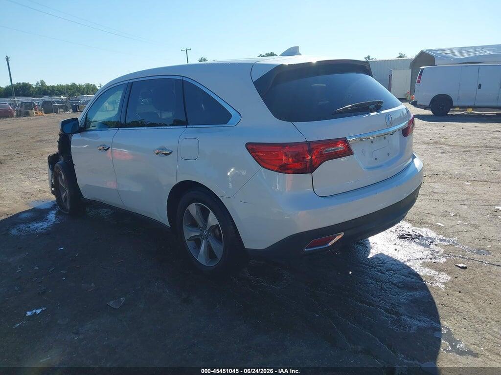 5FRYD3H28EB006778 2014 ACURA MDX photo no. 3