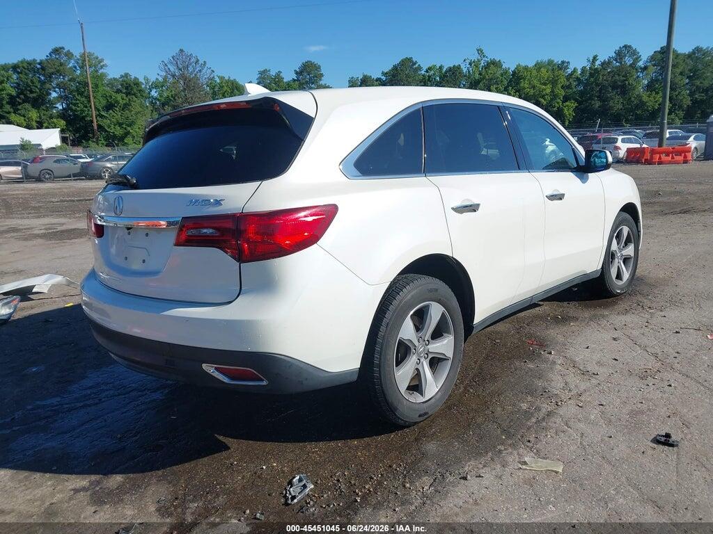 5FRYD3H28EB006778 2014 ACURA MDX photo no. 4