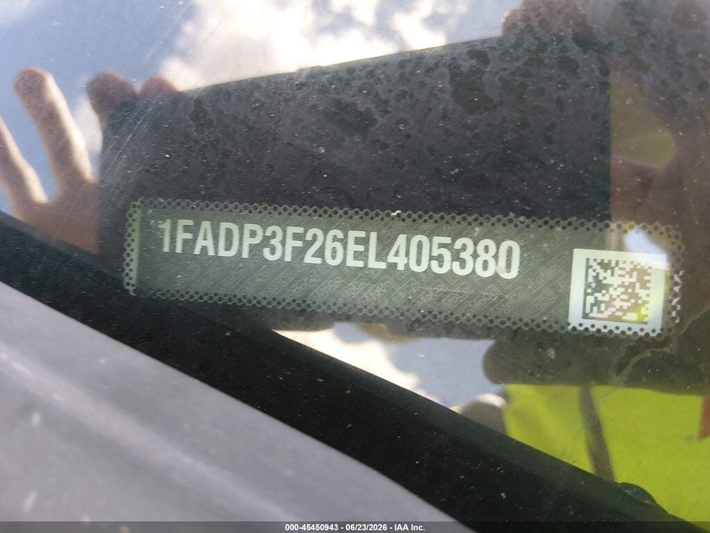 1FADP3F26EL405380 2014 FORD FOCUS photo no. 9