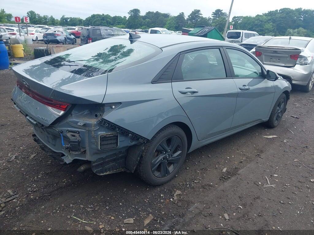 KMHLM4AJ2MU012712 2021 HYUNDAI ELANTRA HYBRID photo no. 4