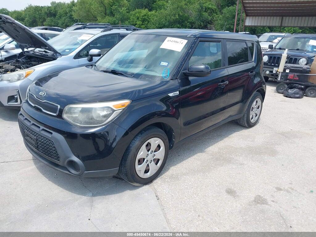 KNDJN2A21F7219048 2015 KIA SOUL photo no. 2
