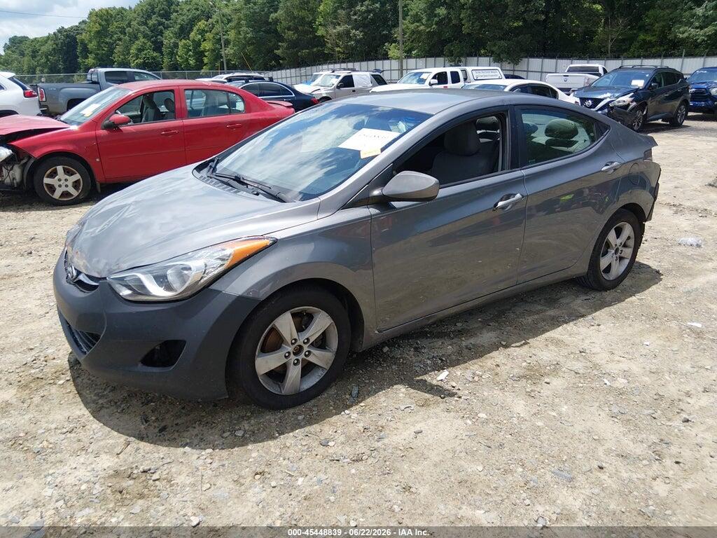 5NPDH4AE8CH129381 2012 HYUNDAI ELANTRA photo no. 2