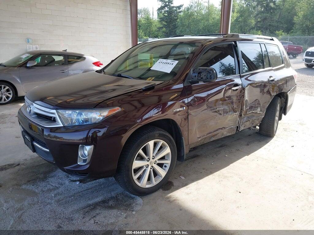 JTEDC3EH6D2015777 2013 TOYOTA HIGHLANDER HYBRID photo no. 2