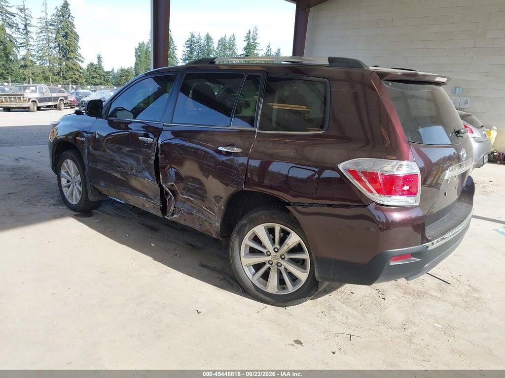 JTEDC3EH6D2015777 2013 TOYOTA HIGHLANDER HYBRID photo no. 3