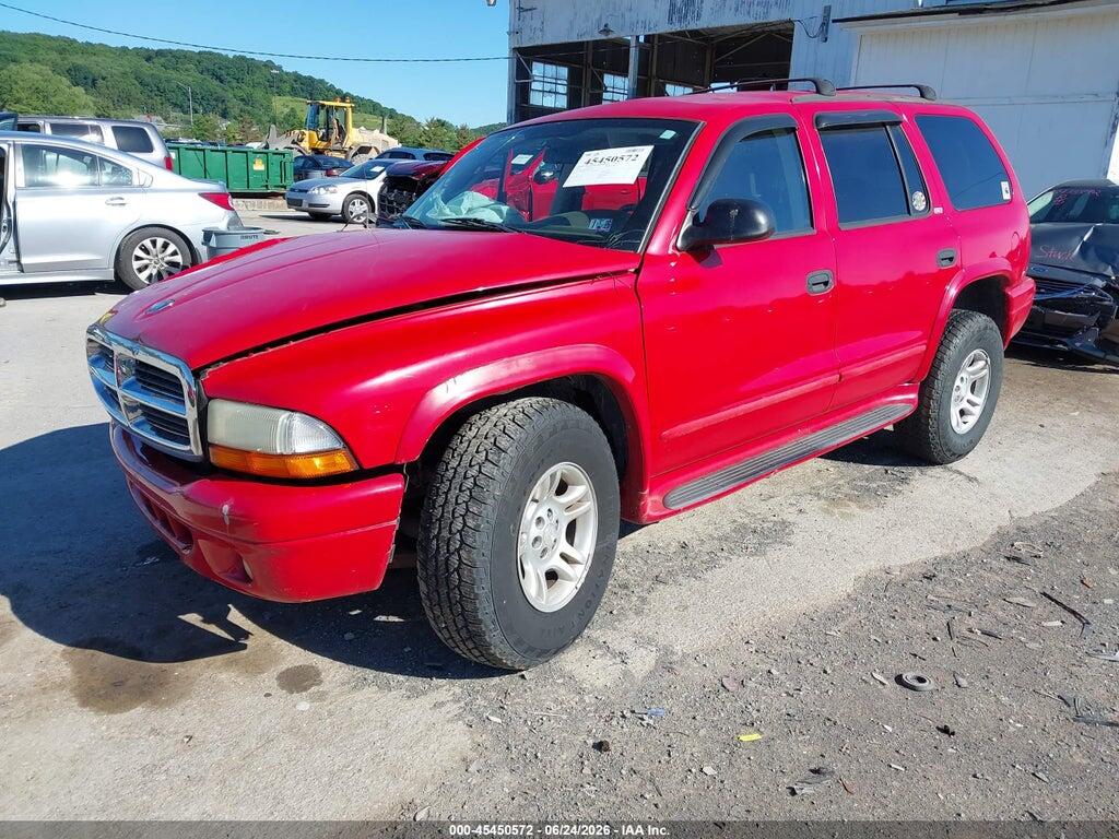 1B4HS48N22F151780 2002 DODGE DURANGO photo no. 2