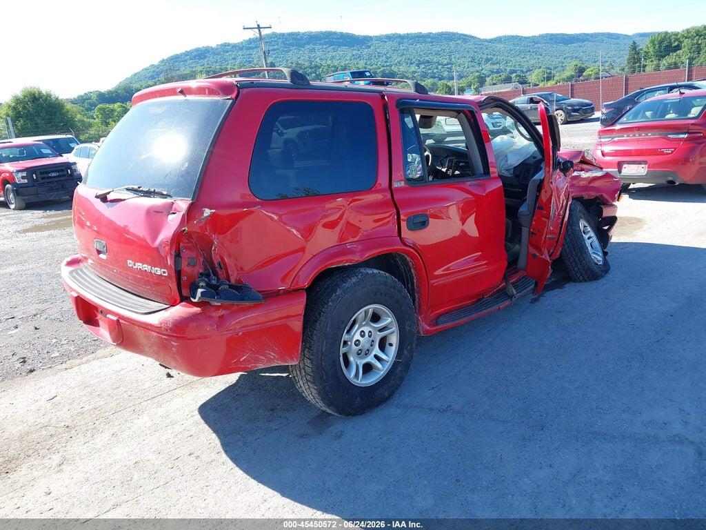 1B4HS48N22F151780 2002 DODGE DURANGO photo no. 4