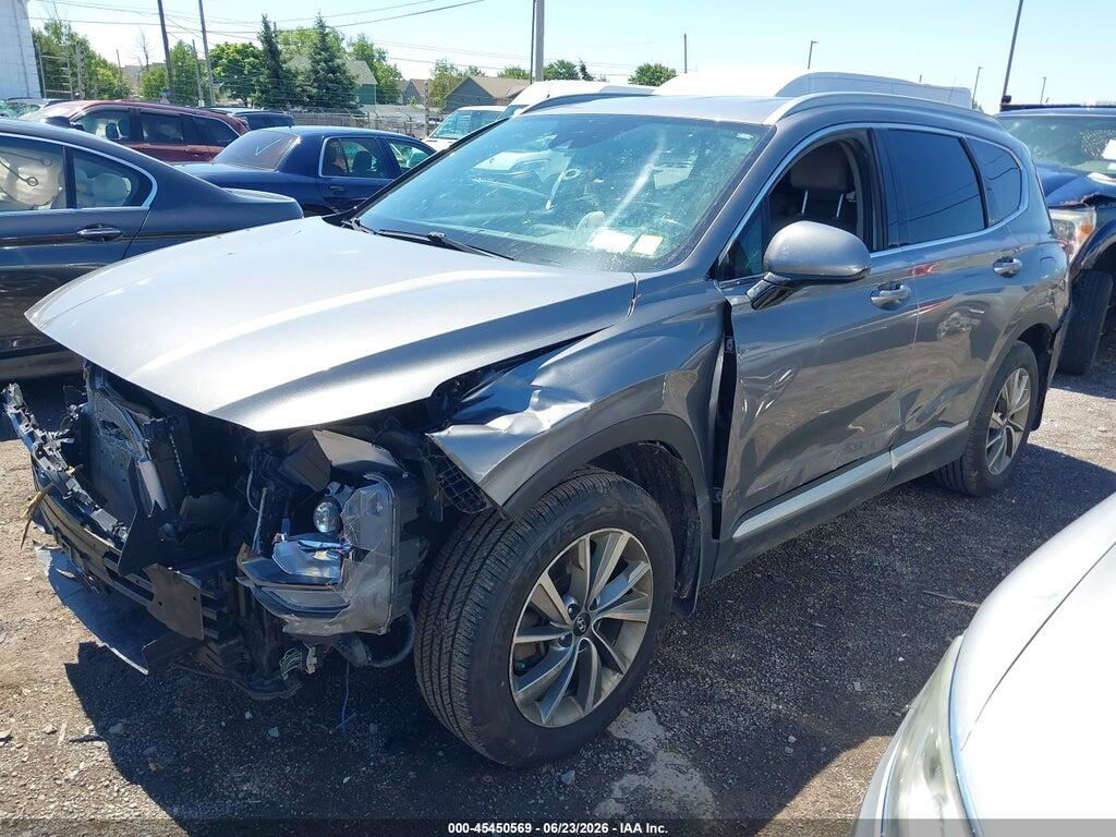 5NMS33AD1KH111520 2019 HYUNDAI SANTA FE photo no. 2