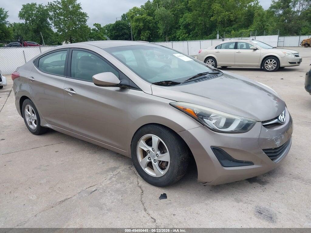 5NPDH4AE8EH512529 2014 HYUNDAI ELANTRA photo no. 1