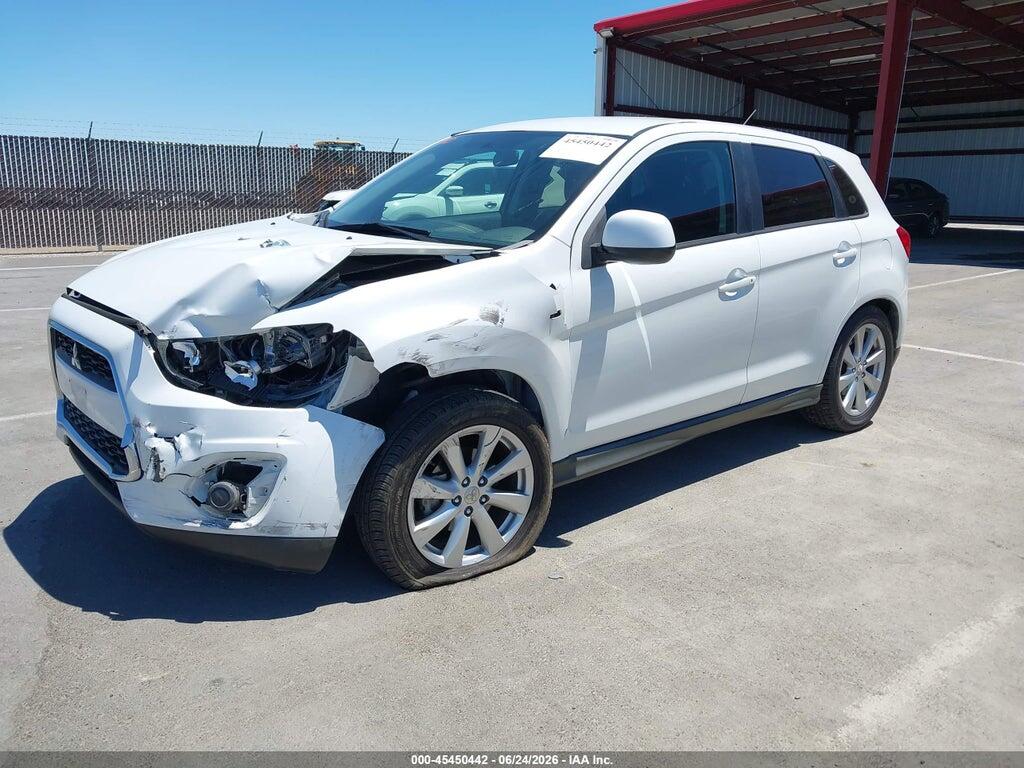 4A4AR3AU3FE040879 2015 MITSUBISHI OUTLANDER SPORT photo no. 2