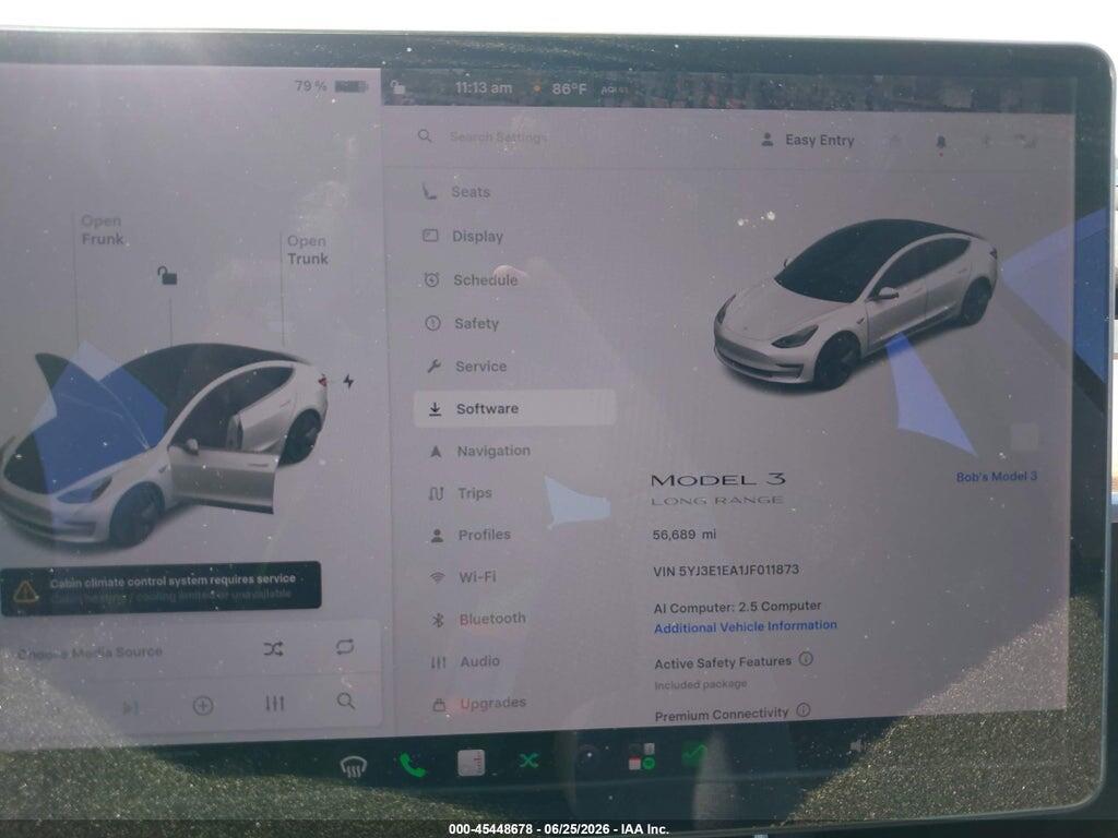 5YJ3E1EA1JF011873 2018 TESLA MODEL 3 photo no. 7