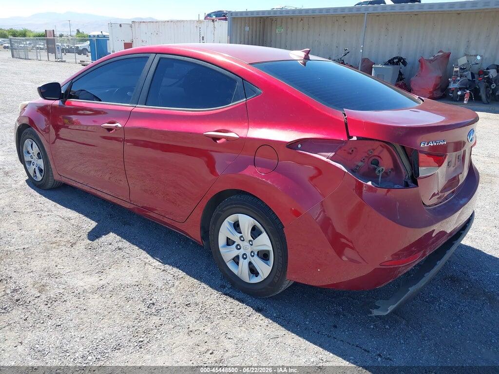 5NPDH4AE2GH709747 2016 HYUNDAI ELANTRA photo no. 3