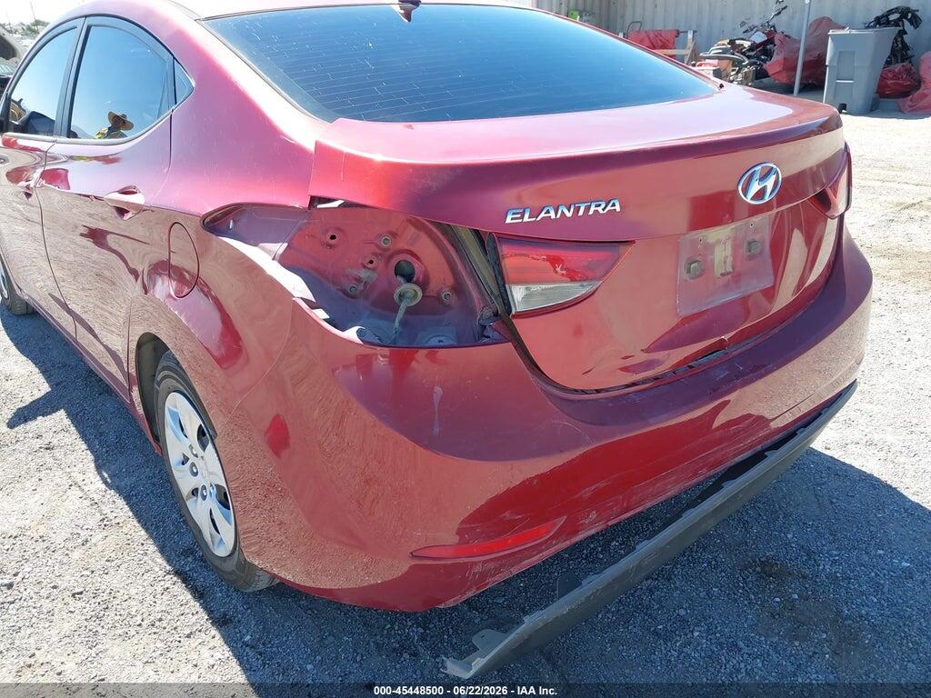 5NPDH4AE2GH709747 2016 HYUNDAI ELANTRA photo no. 6
